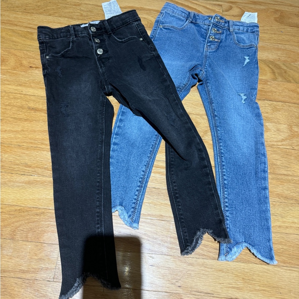 2 Girls skinny jeans 3-4 years ZARA